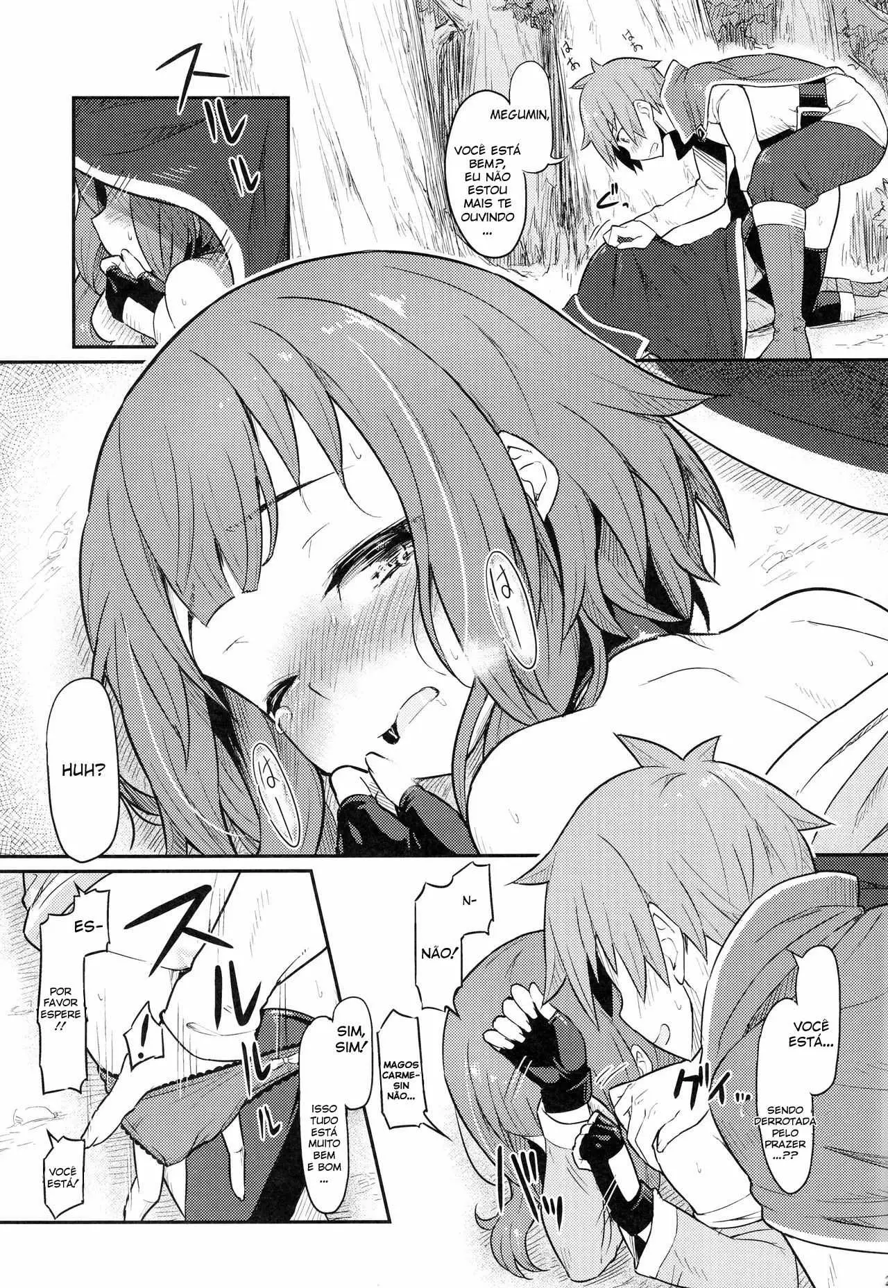 Konosuba hentai - Kazuma taking Megumin's virginity