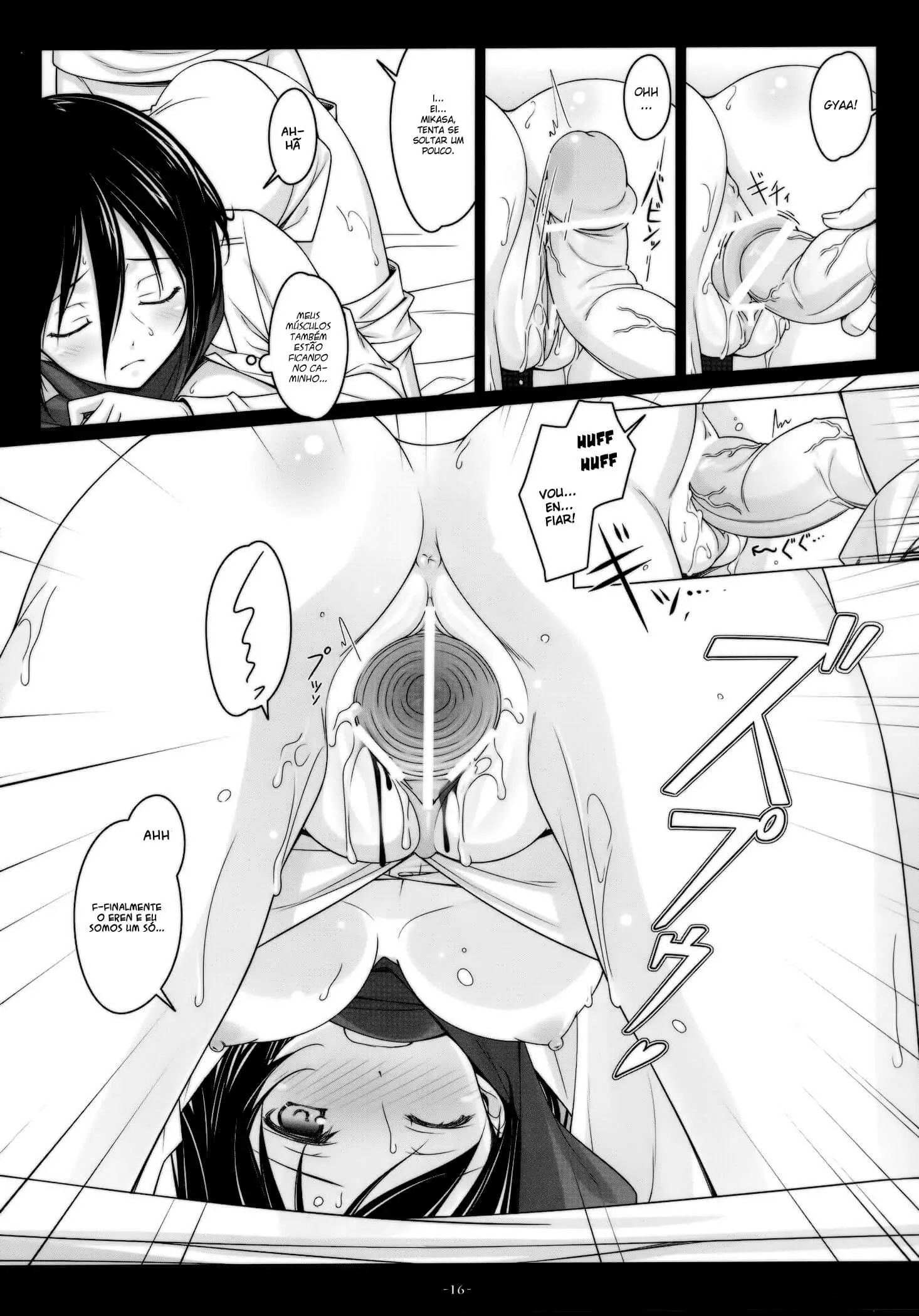 Mikasa Hentai - Eren taking the gourd from Mikasa Ackerman
