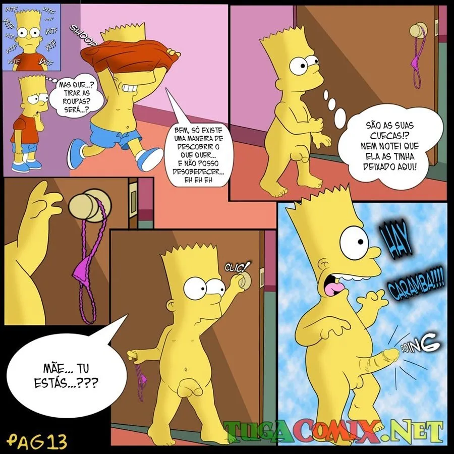 Os Simpsons Hentai - Marge traindo Homer com o bart