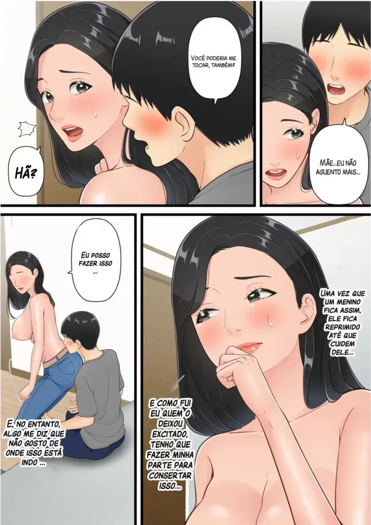 Incest hentai - Mother succumbs to her son's incestuous desire