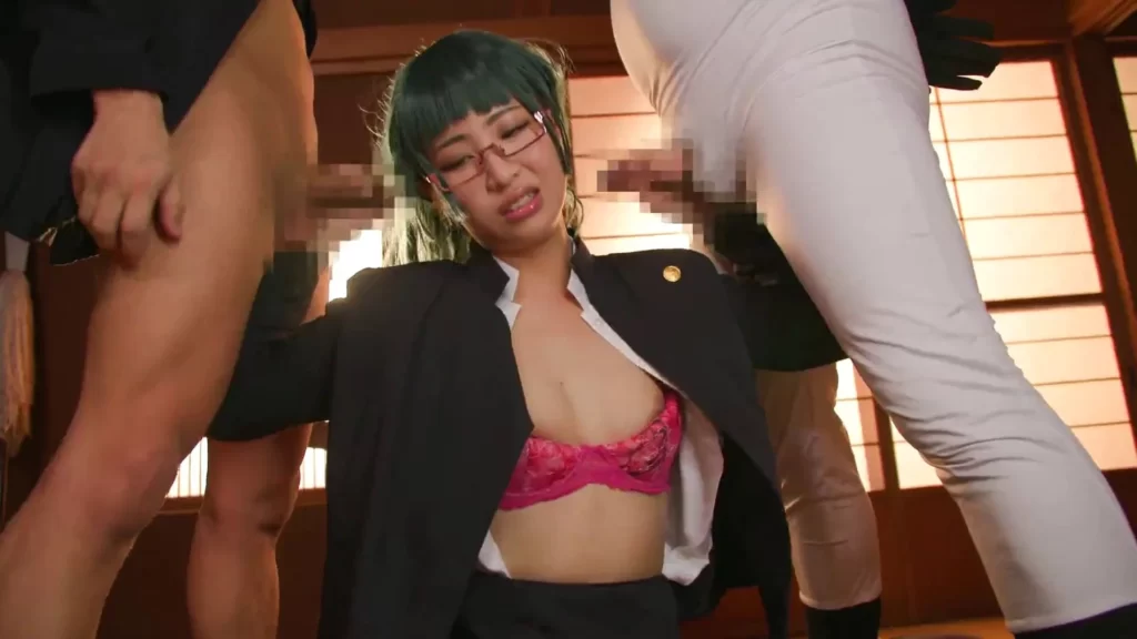 Jujutsu kaisen paródia pornô em live action