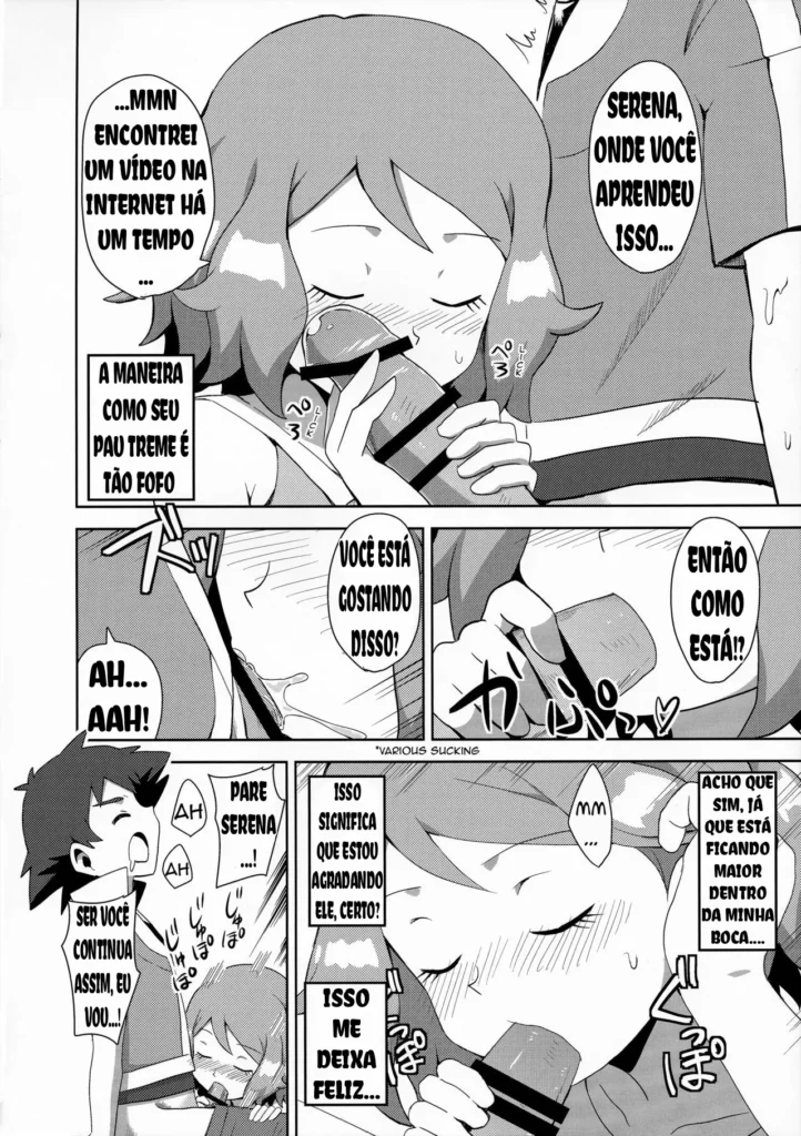 Pokemonhentai comics: Ash e Serena em um encontro ardente de desejo