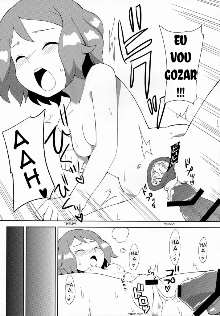 Pokemonhentai comics: Ash e Serena em um encontro ardente de desejo